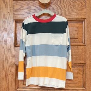 Hanna Andersson Multicolor Striped Long Sleeve Tee